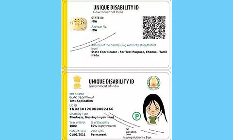 21 மாற்றுத்திறனாளி மாணவர்களுக்கு அடையாள அட்டை