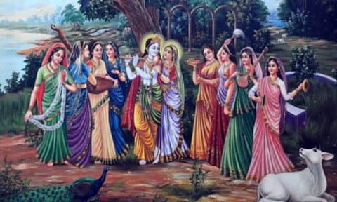 கோபியர்களும் கண்ணனும்