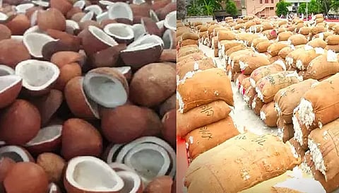 எடப்பாடி ஒழுங்குமுறை விற்பனை கூடத்தில் பருத்தி, தேங்காய் பருப்பு ஏலம்
