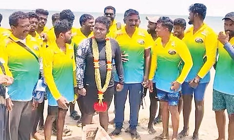 28 கி.மீ. தூரத்தை 12 மணி நேரத்தில் கடந்த சென்னை மாற்றுத்திறனாளி