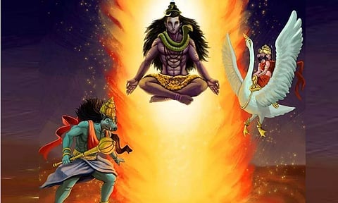 திருவண்ணாமலை-ஜோதி பிழம்பாக தோன்றிய ஈசன்