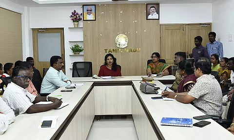 முன்னேற்பாடு கூட்டம் கலெக்டர் ஷஜீவனா தலைமையில் நடைபெற்றது.