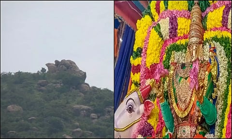 அதிசய மலை-ரிஷப வாகன காட்சி