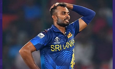 உலக கோப்பை கிரிக்கெட் - இலங்கை கேப்டன் தசுன் ஷனகா காயத்தால் விலகல்