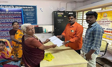 பொது விநியோக திட்ட சிறப்பு முகாம் நடைபெற்ற காட்சி.