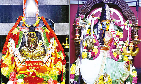 ஸ்ரீகாளஹஸ்தியில் நவராத்திரி 2-வது நாள் விழா