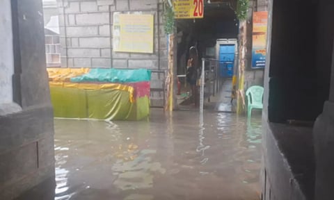 கன்னியாகுமரியில் 2 மணி நேரம் கொட்டி தீர்த்த கனமழை