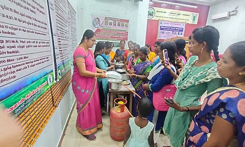 பயிற்சி முகாம் நடைபெற்ற காட்சி.