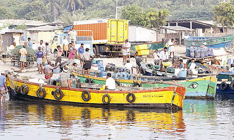 சிறிய ரக படகுகள் வேலை நிறுத்த போராட்டத்தை வாபஸ் பெற்று இன்று காலையில் கடலுக்கு மீன்பிடிக்க சென்றனர்.