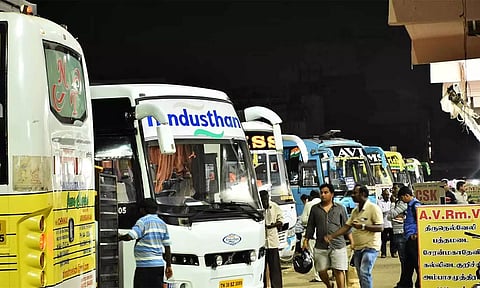 ஆம்னி பஸ் நிலையத்தில் அலுவலகத்திற்கு அறை ஒதுக்க வேண்டும்