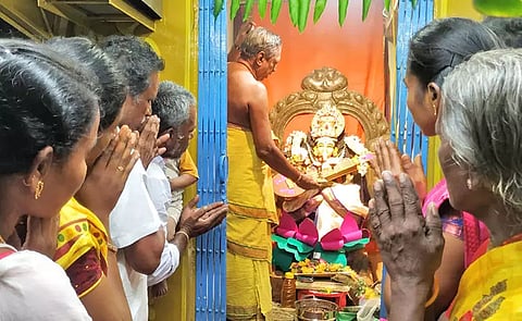 கோவில்பட்டி அருகே பூமாதேவி ஆலயத்தில் சிறப்பு பூஜை