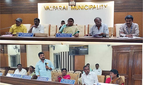 வால்பாறை நகராட்சி கவுன்சிலர்கள் கூட்டம்