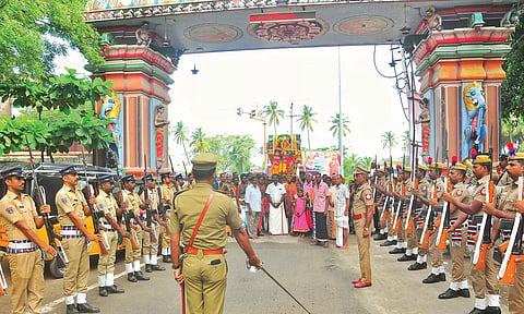 முன்னுதித்த நங்கை அம்மன் விக்ரகம் இன்று சுசீந்திரம் வந்தது