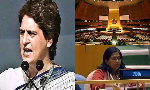 "இந்தியாவின் முடிவிற்கு நான் வெட்கப்படுகிறேன்": பிரியங்கா காந்தி