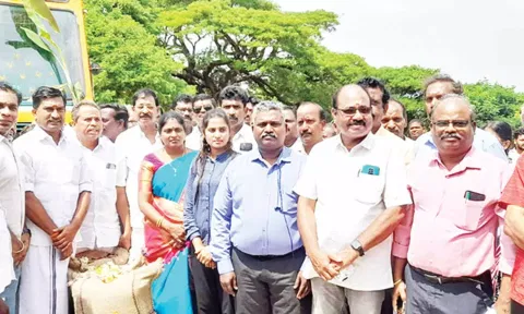 திருத்துறைப்பூண்டியில் சரக்கு ரெயில் போக்குவரத்து தொடக்க நிகழ்ச்சி