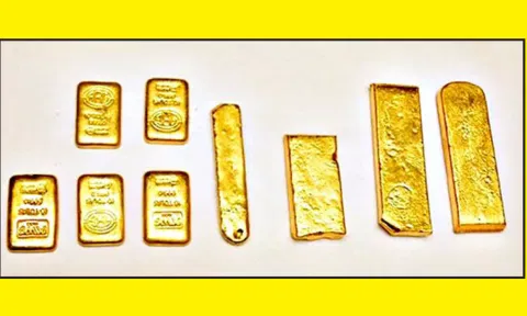 நடுக்கடலில் ரூ. 1.50 கோடி மதிப்பிலான தங்க கட்டிகள் பறிமுதல்