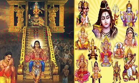 பதினெட்டு படிகளின் தெய்வங்கள்