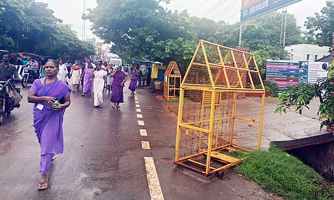 பாதுகாப்பான நடை பயிற்சி சாலை அமைக்க கோரிக்கை