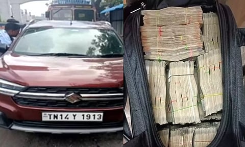 ரூ.1 கோடியுடன் காரில் வந்த இலங்கை தமிழர் உட்பட 4 பேர் சிக்கினர்- ஹவாலா பணமா?