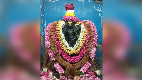 சிறப்பு அலங்காரத்தில் கோப்பணம்பாளையம் காலபைரவர்.