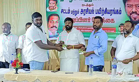 தமிழர் விடுதலை களம் கட்சி உறுப்பினர் சேர்க்கை