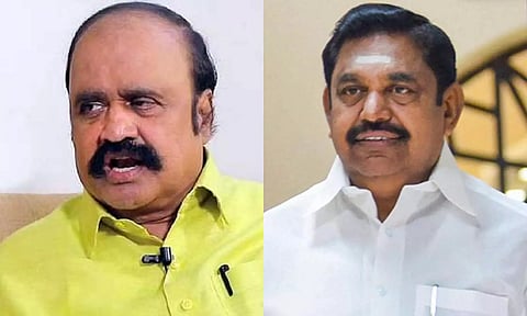 அதிமுக பொதுச்செயலாளராக கூறிக் கொள்ள பழனிசாமிக்கு உரிமை இல்லை- தேர்தல் ஆணையத்தில் புகழேந்தி புகார்