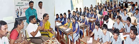 விருதுநகரில் பயிற்சி முகாமை கலெக்டர் ஜெயசீலன் தொடங்கி வைத்து மாணவர்களிடம் உரையாற்றிய போது எடுத்தபடம்.