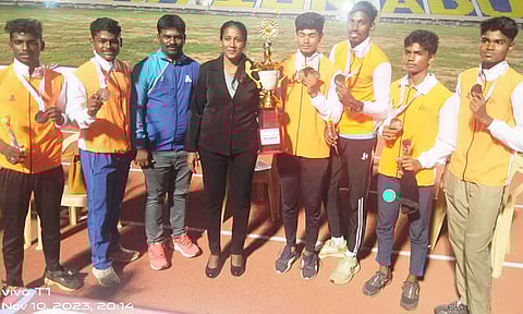 தேசிய ஜூனியர் தடகளம் தமிழக ஆண்கள் அணி சாம்பியன்
