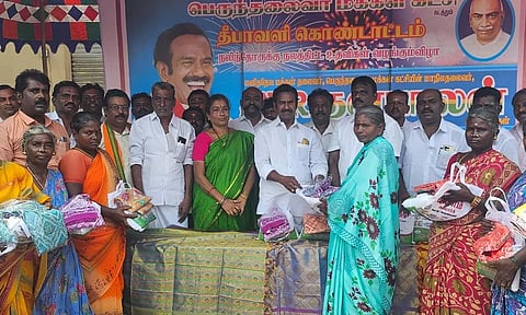 பெருந்தலைவர் மக்கள் கட்சி சார்பில் தீபாவளி விழா