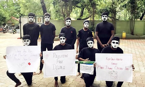 இலஞ்சி பாரத் மாண்டிசோரி பள்ளியில் தீபாவளி கொண்டாட்டம்