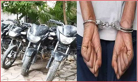 பள்ளிகொண்டாவில் பைக் திருடிய வாலிபர் கைது