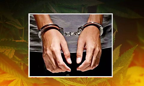 சுரண்டையில் கஞ்சா விற்ற வாலிபர் கைது