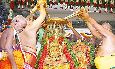 பிரம்மோற்சம் நிறைவு: திருச்சானூர் பத்மாவதி தாயார் கோவிலில் பஞ்சமி தீர்த்தம்