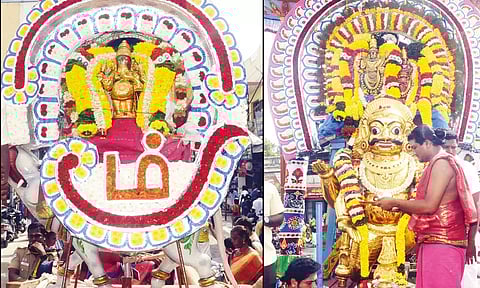 தீபத்திருவிழா 3-ம் நாள்: பூத வாகனத்தில் சந்திரசேகரர் வீதி உலா