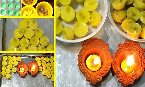 வாசனை தீபம் தயாரித்து வருமானம் ஈட்டலாம் வாங்க...!