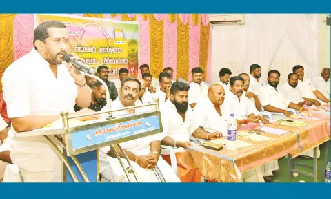 ஆலோசனை கூட்டத்தில் தலைவர் சேவியர்தாஸ் பேசினார்.