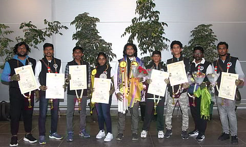 ஜப்பானில் பிளாக் பெல்ட் வென்று சர்வதேச அங்கீகாரம் பெற்ற தமிழக வீரர்கள்