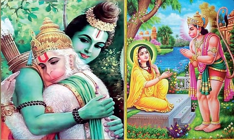 அனுமன் மீது ராமருக்கு ஏற்பட்ட சந்தேகம்...!