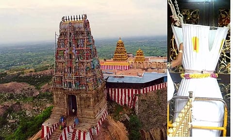 சோளிங்கர் லட்சுமி நரசிம்மர் கோவிலில் ரூ.42 லட்சத்து 49 ஆயிரம் உண்டியல் காணிக்கை