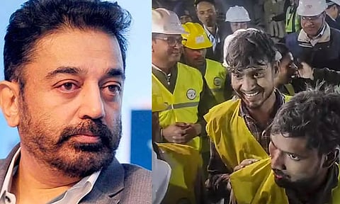 41 பேரும் தீங்கில்லாமல் மீட்கப்பட்டது பெரிய ஆறுதல்: கமல்ஹாசன்