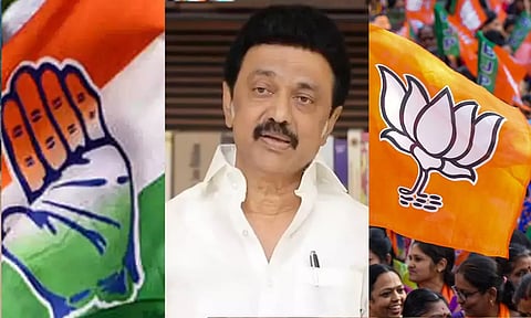 4 மாநில தேர்தலில் வெற்றி பெற்ற கட்சிகளுக்கு மு.க.ஸ்டாலின் வாழ்த்து