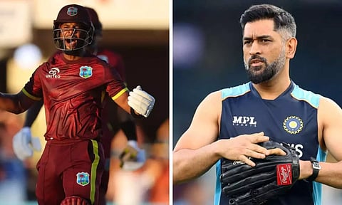 இங்கிலாந்துக்கு எதிராக சதமடிக்க டோனிதான் காரணம்- ஷாய் ஹோப் புகழாரம்