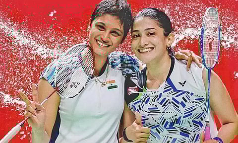 உலக பேட்மிண்டன் தரவரிசை: அஸ்வினி - தனிஷா ஜோடி முன்னேற்றம்