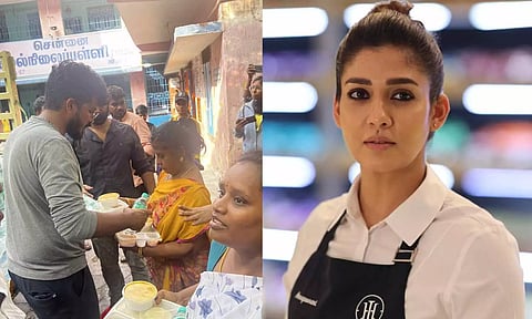 அன்னம் வழங்கிய அன்னபூரணி படக்குழு- நெகிழ்ச்சியில் மக்கள்