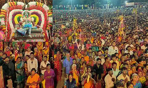 மேல்மலையனூரில் கார்த்திகை மாத அமாவாசை ஊஞ்சல் உற்சவம்