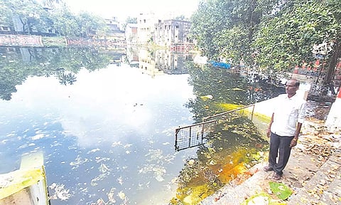 75 ஆண்டுகளுக்கு பின் நிரம்பிய அயனாவரம் காசி விஸ்வநாதர் கோவில் குளம்