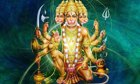 தோஷம் நீக்கும் பஞ்சமுக ஆஞ்சநேயர்