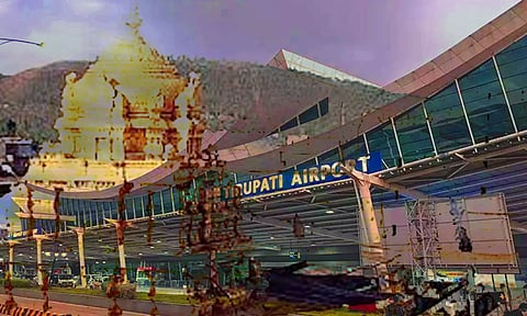 திருப்பதி விமான நிலையத்தில் தரிசன டிக்கெட் கவுண்டர் மாற்றம்
