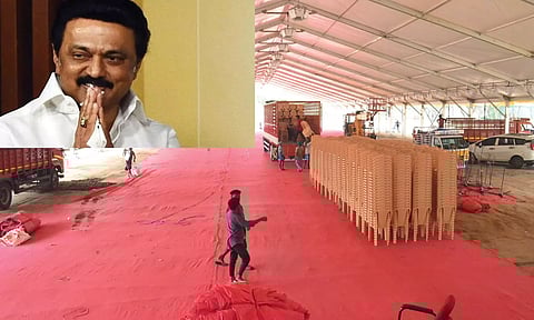 முதலமைச்சர் மு.க.ஸ்டாலின் வருகையை முன்னிட்டு கோவையில் 2 ஆயிரம் போலீஸ் பாதுகாப்பு