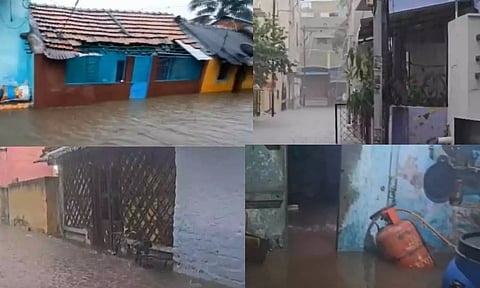 ஸ்ரீவைகுண்டம் அருகே ஆயிரம் குடும்பங்கள் வெள்ளத்தில் தவிப்பு